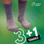 Balíček 3+1 – Barefoot ponožky Merino