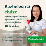 Workshop "Bezbolestná chůze" - BRNO 22.7. 2026